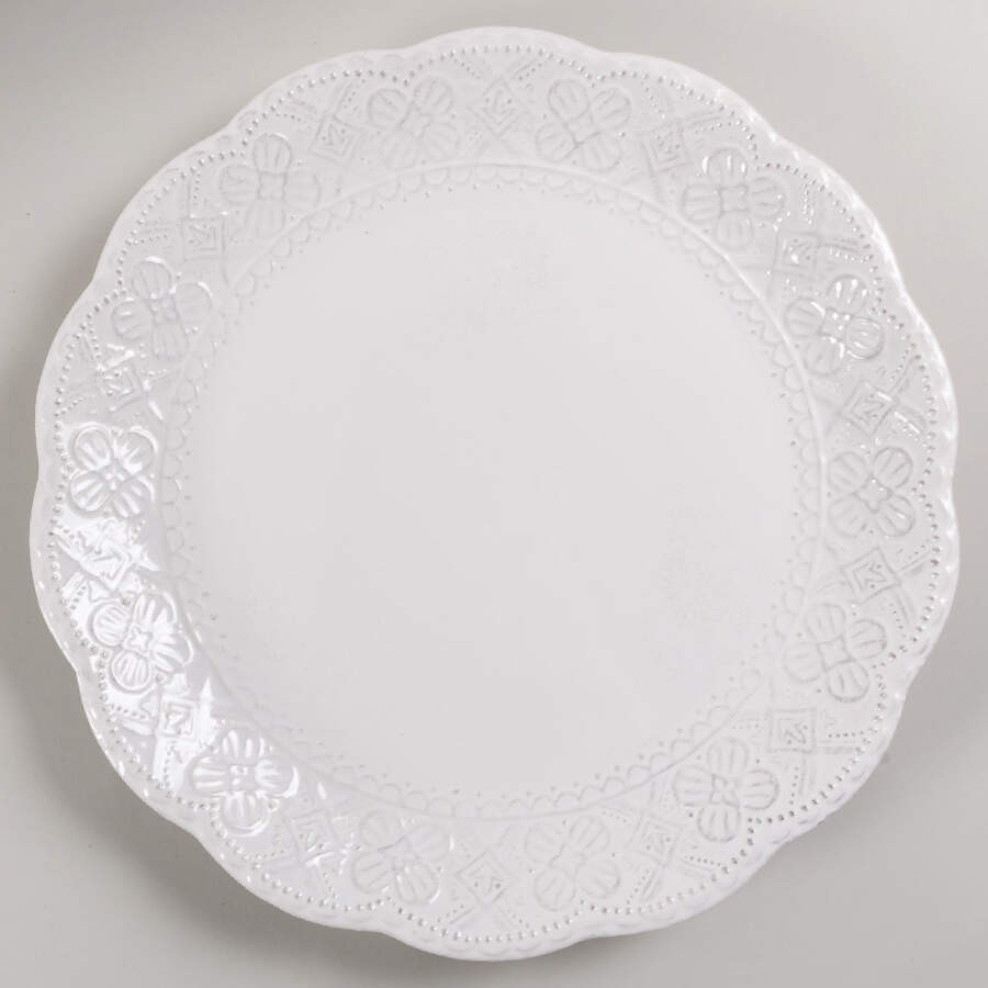 Blanc 14" Chop Plate (Round Platter) by Maison Versailles-1