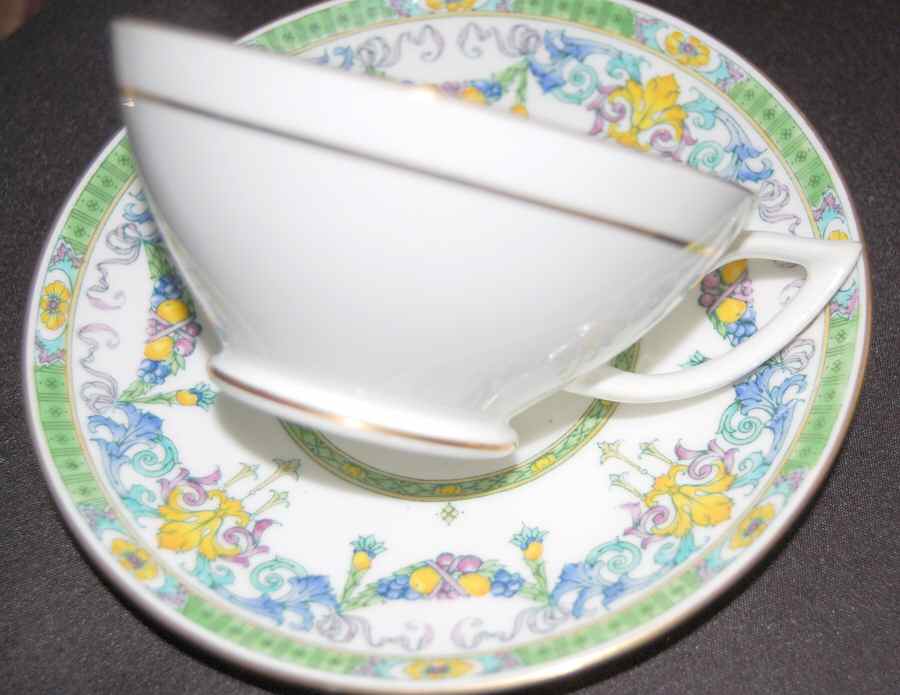 PA707 Footed Cup & Saucer Set by Minton-1