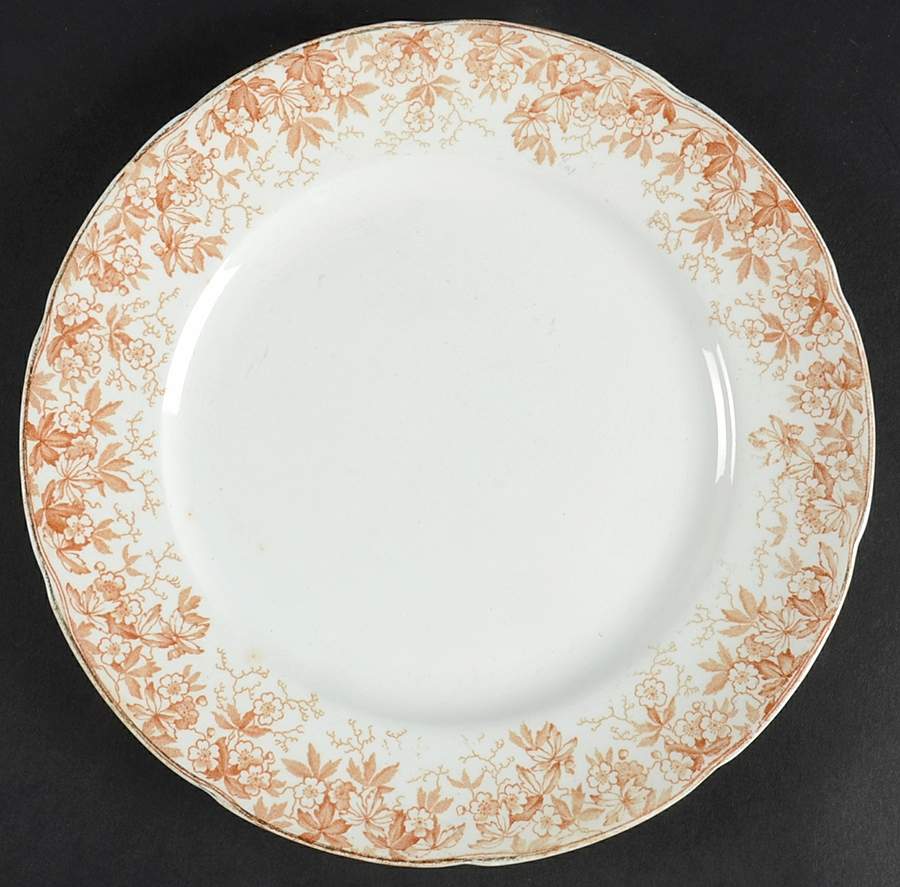 Lynn Brown Salad Plate by Alfred Meakin-1