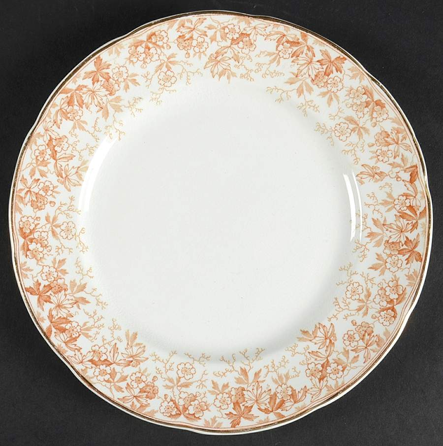 Lynn Brown Bread & Butter Plate by Alfred Meakin-1