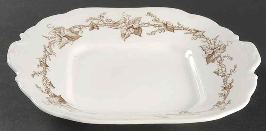 Lothian Brown Handled Cake Plate by Minton-1