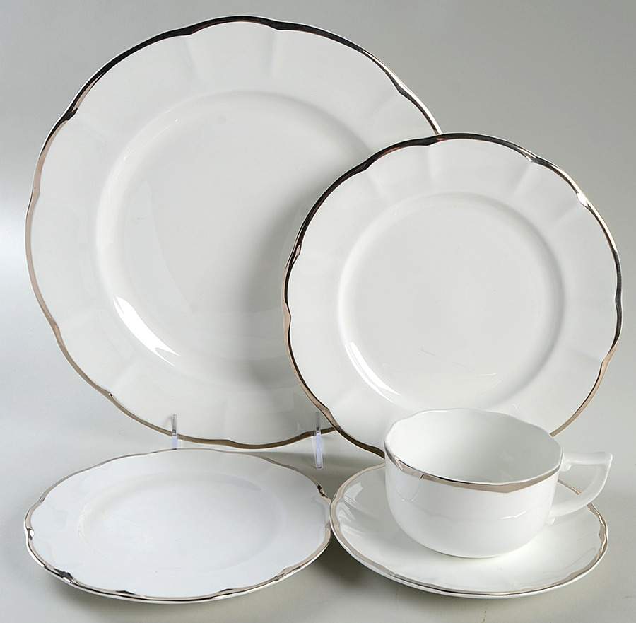 Adelaide Platinum 5 Piece Place Setting by Mikasa-1