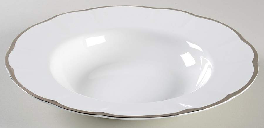 Adelaide Platinum Large Rim Soup Bowl by Mikasa-1