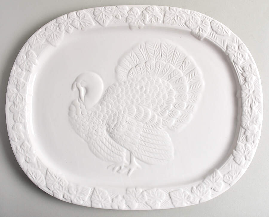 Harvest 18" Oval Serving Platter by Martha Stewart-1