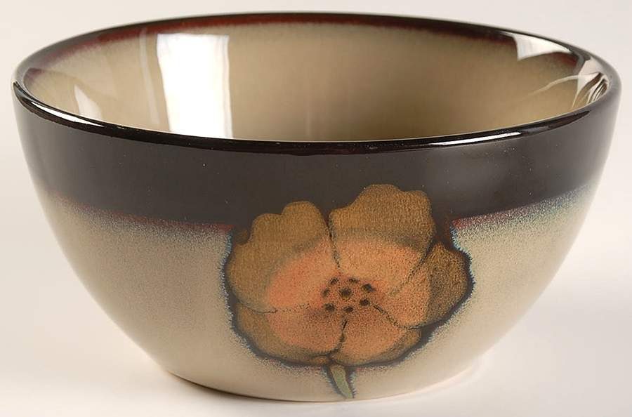 Poppies Soup/Cereal Bowl by Mikasa-1