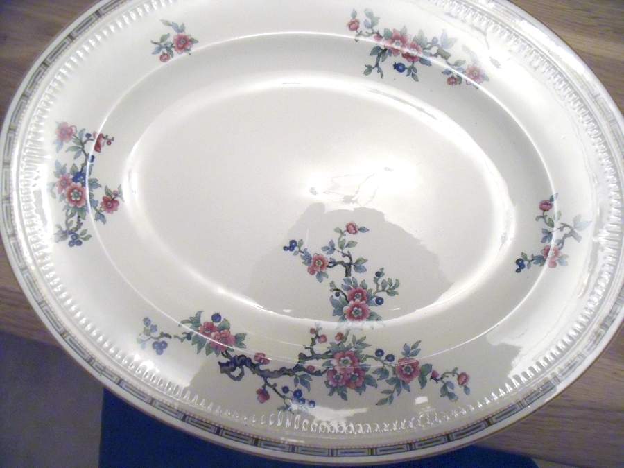 Kashmir 12" Oval Serving Platter by John Maddock & Sons-1