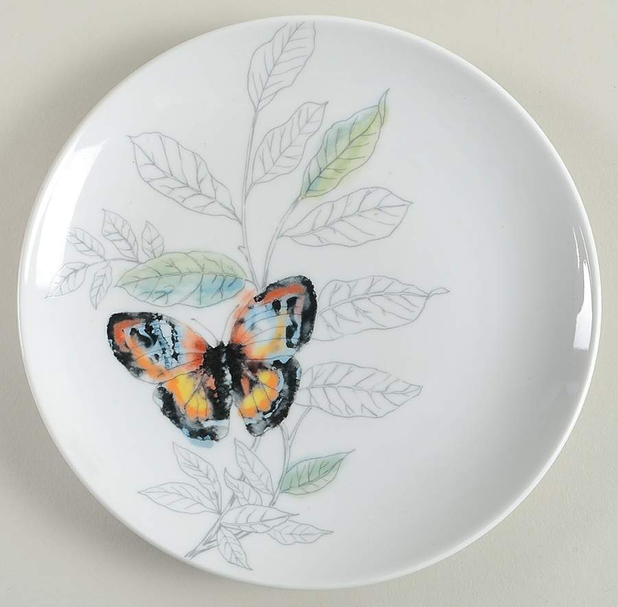 Garden Butterfly Coupe Salad Plate by Mikasa-1