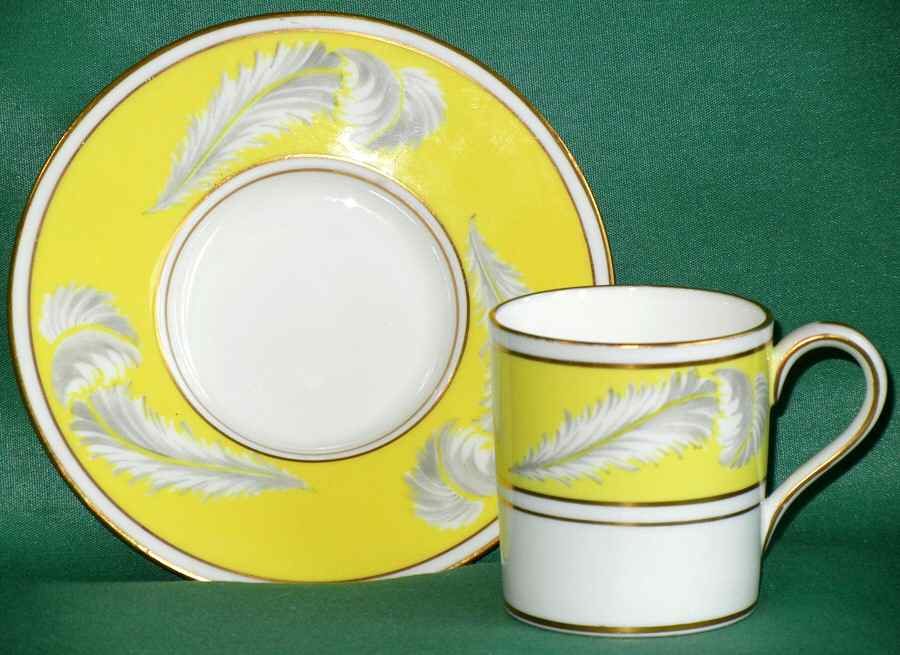 H4831 Flat Demitasse Cup & Saucer Set by Minton-1