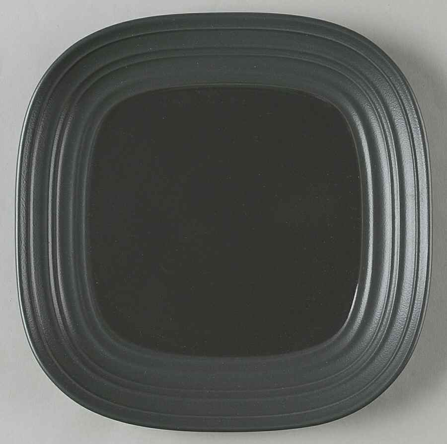 Swirl Square Graphite Salad Plate by Mikasa-1