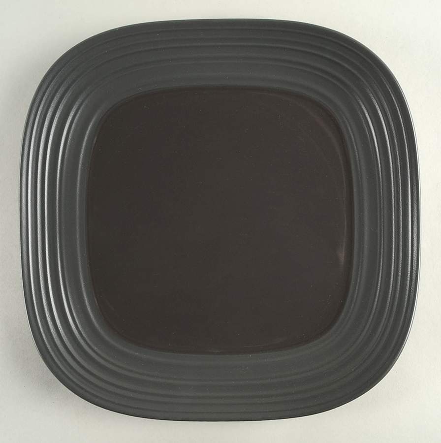 Swirl Square Graphite 12" Square Serving Platter by Mikasa-1