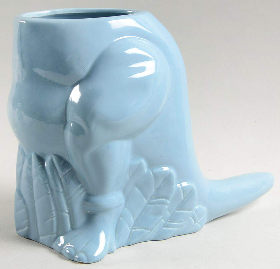 Year of the Dinosaur Cookie Jar No Lid by Metlox - Poppytrail - Vernon-1