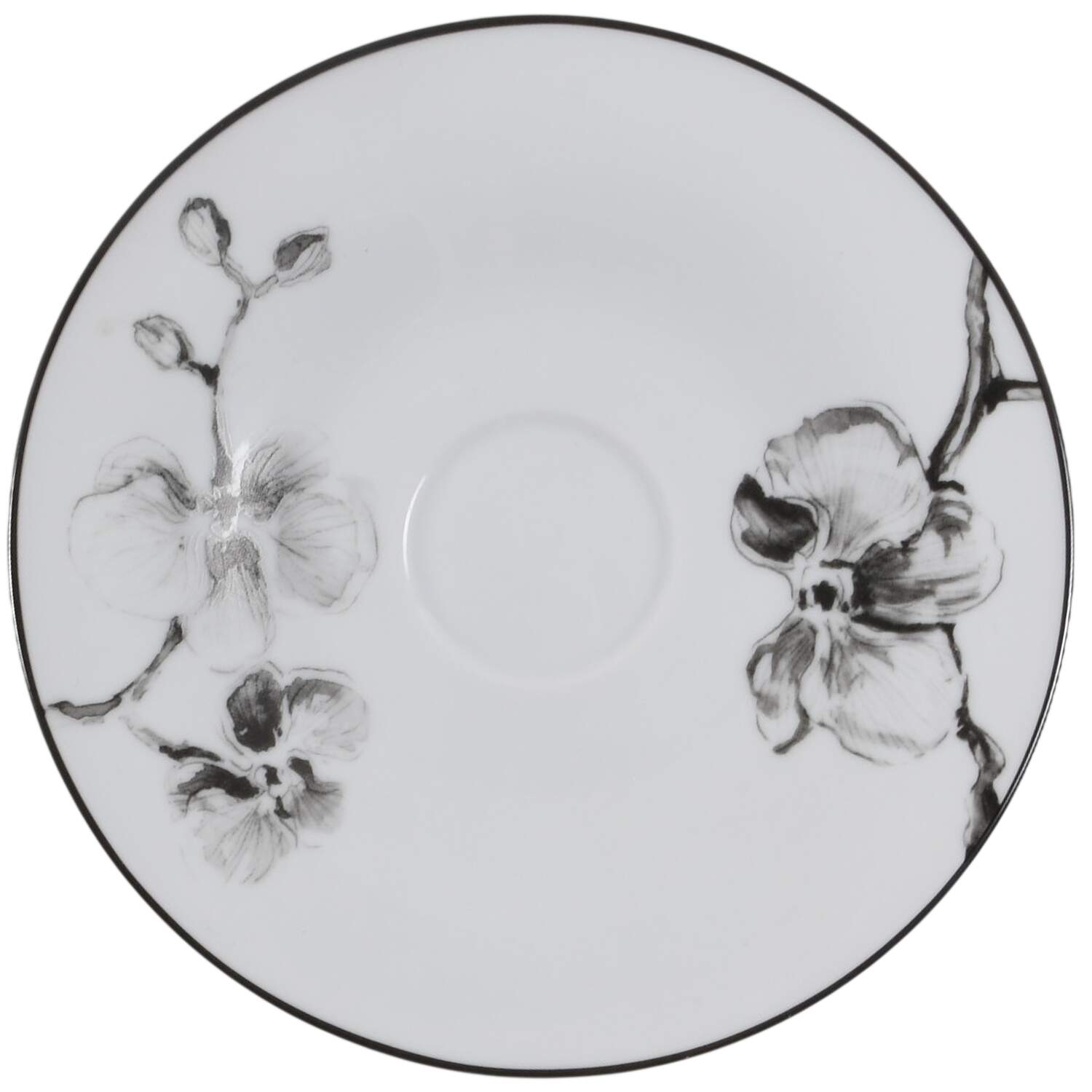 Black Orchid Saucer by Michael Aram-1