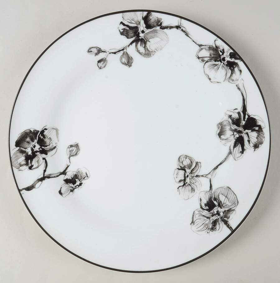 Black Orchid Dinner Plate by Michael Aram-1