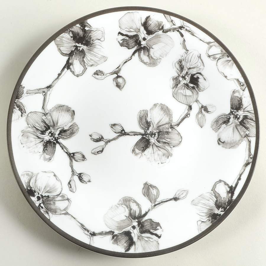 Black Orchid Salad Plate by Michael Aram-1