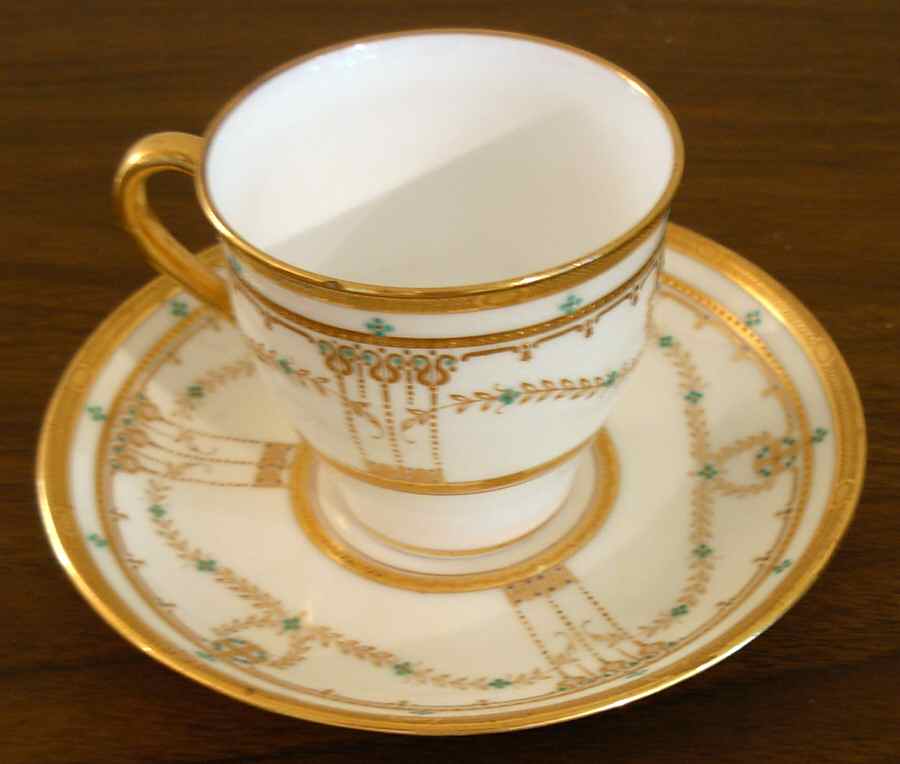 H3426 Flat Demitasse Cup & Saucer Set by Minton-1