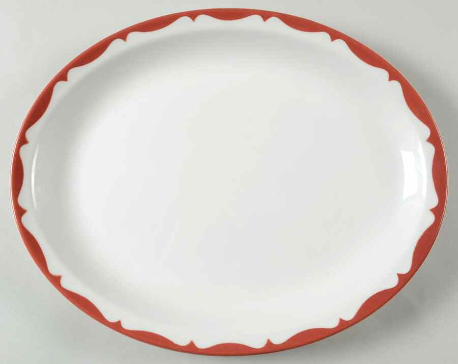 363 11" Oval Serving Platter by Mayer (American)-1
