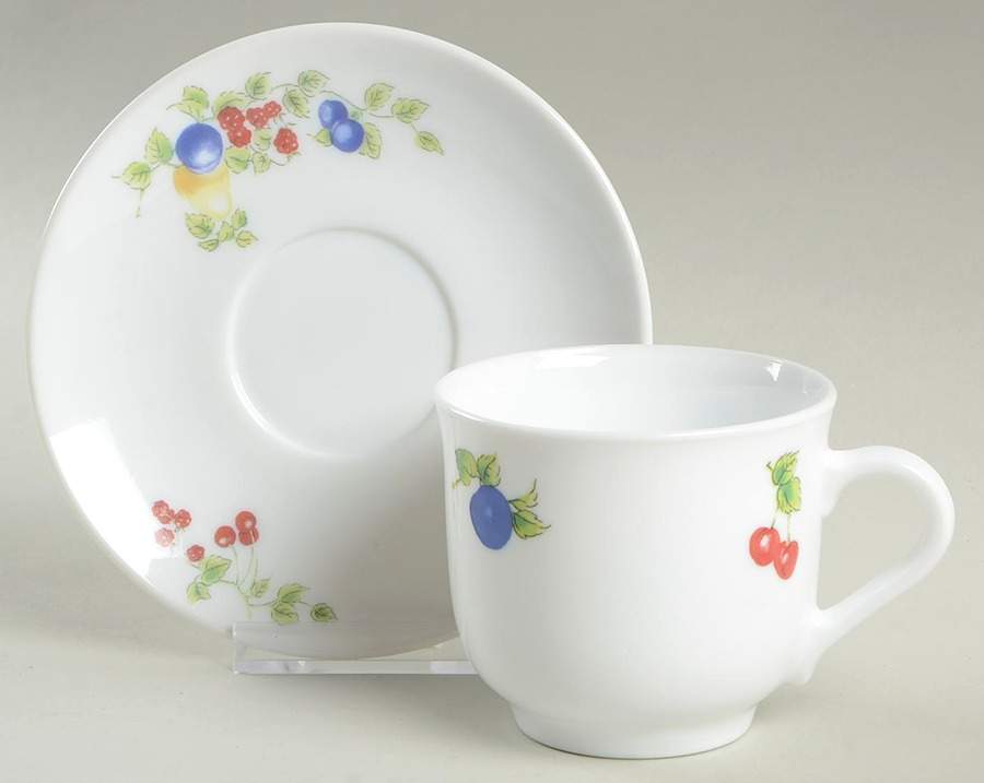 MTW41 Flat Cup & Saucer Set by Martha Stewart-1