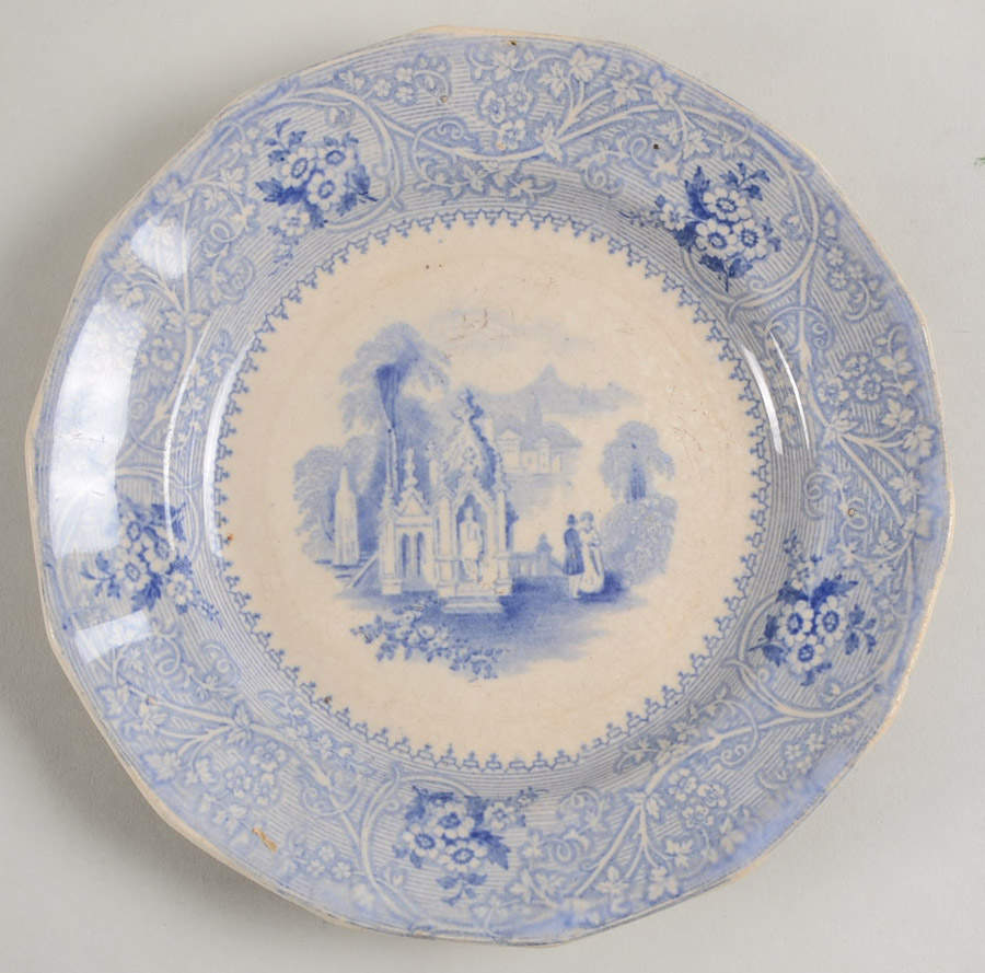 Florentine Bread & Butter Plate by T J & J Mayer (England)-1