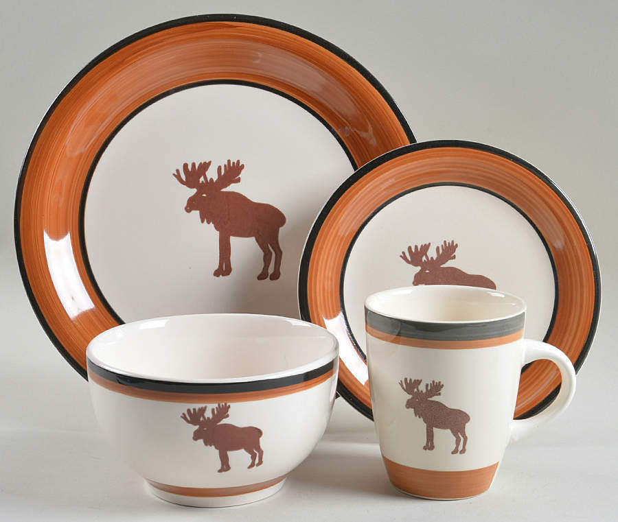 Moose Cabin 4 Piece Place Setting by Mainstays-1