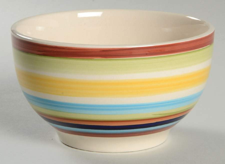 Sonoma Stripes Soup/Cereal Bowl by Mainstays-1