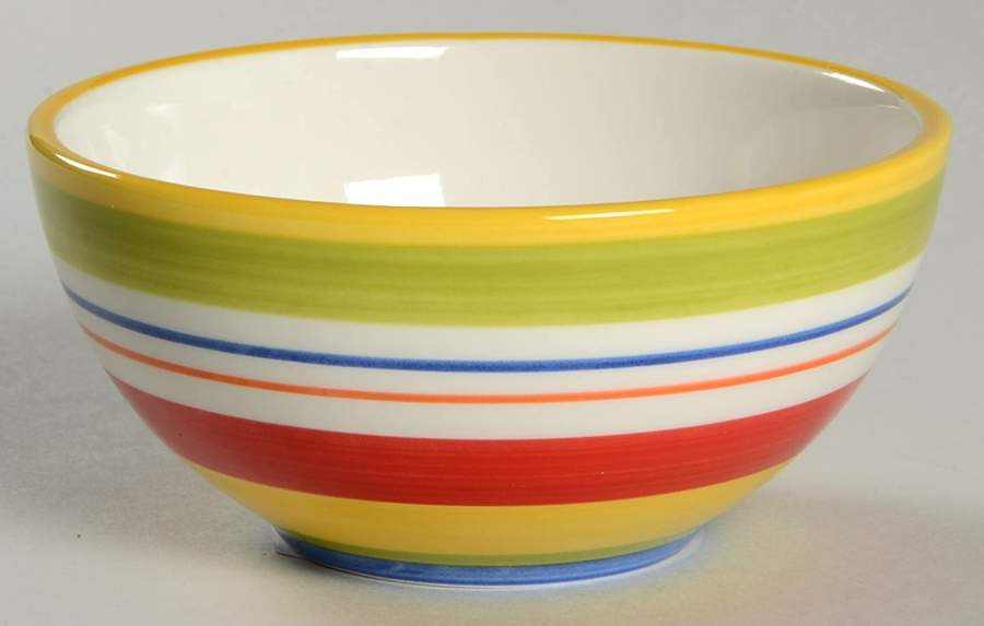 Sonoma Stripes Fruit/Dessert (Sauce) Bowl by Mainstays-1