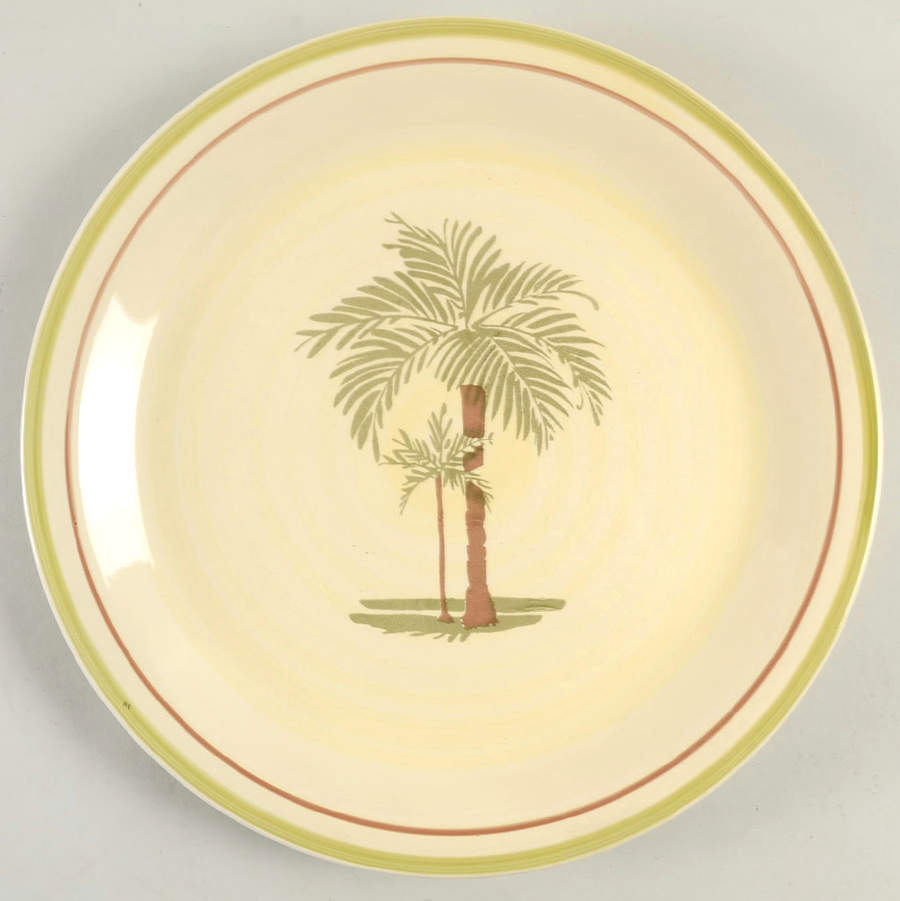 Palm Villa Dinner Plate by Mainstays-1