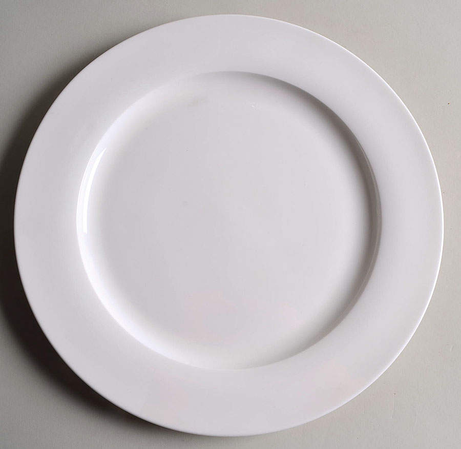 Lucerne White (Delray) 12" Chop Plate (Round Platter) by Mikasa-1
