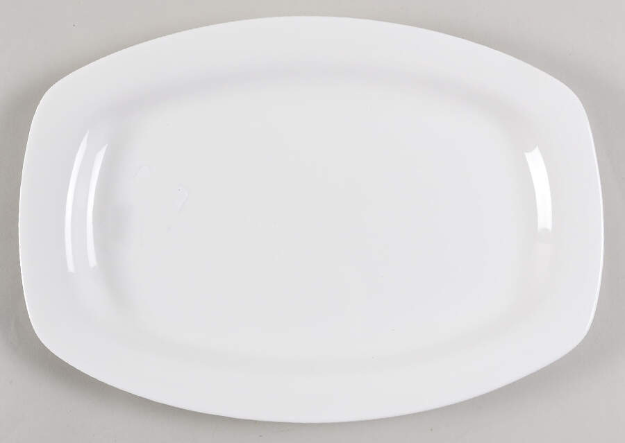 Lucerne White (Delray) 13" Rectangular Serving Platter by Mikasa-1