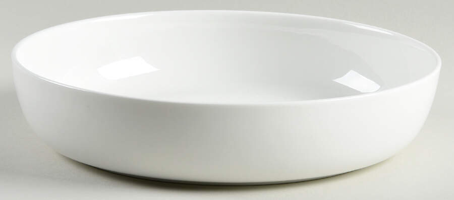 Lucerne White (Delray) 9" Shallow Bowl by Mikasa-1