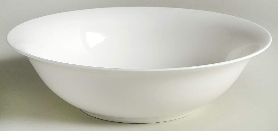 Lucerne White (Delray) 9" Round Vegetable Bowl by Mikasa-1