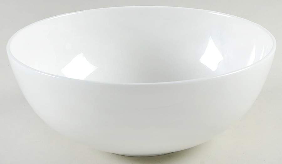 Lucerne White (Delray) 9" Salad Serving Bowl by Mikasa-1