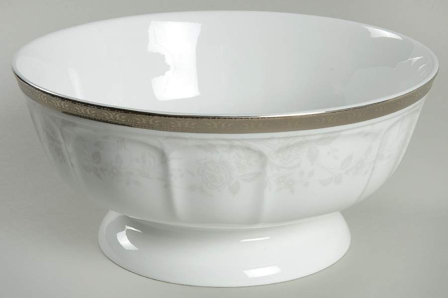 Vintage Lace 8" Round Vegetable Bowl by Mikasa-1