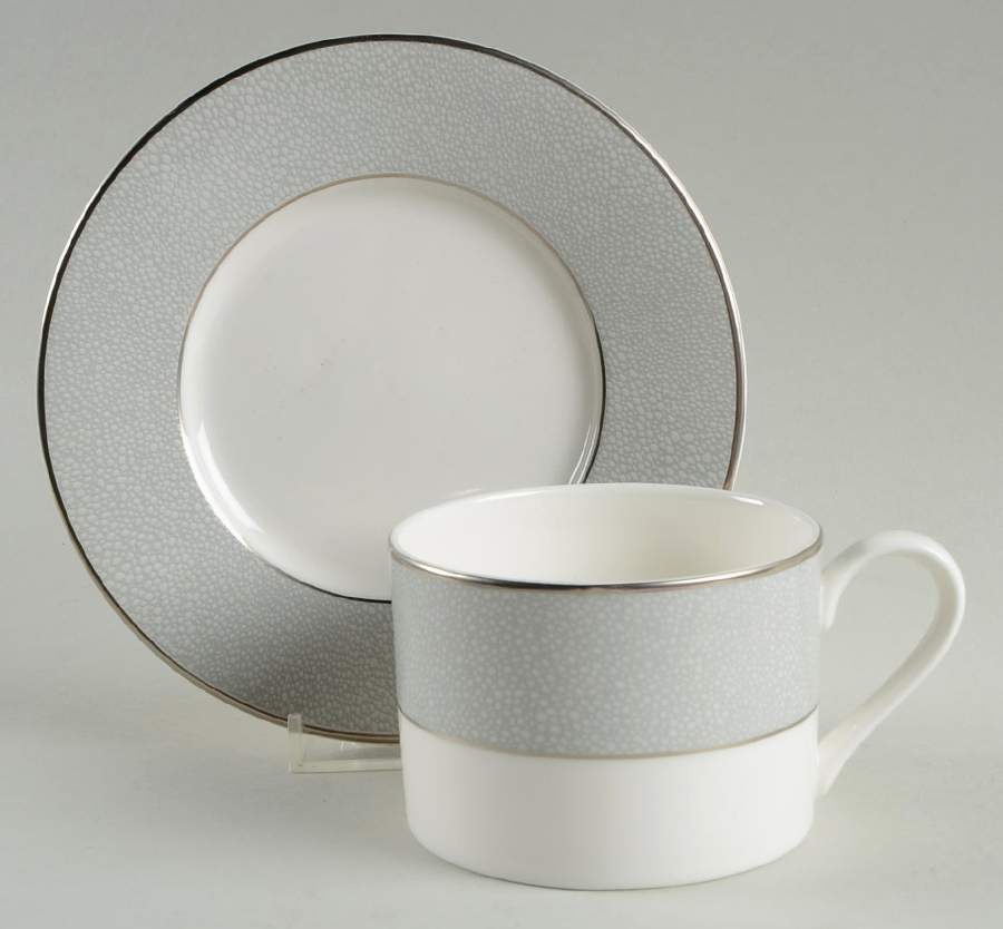 Tenley Flat Cup & Saucer Set by Mikasa-1