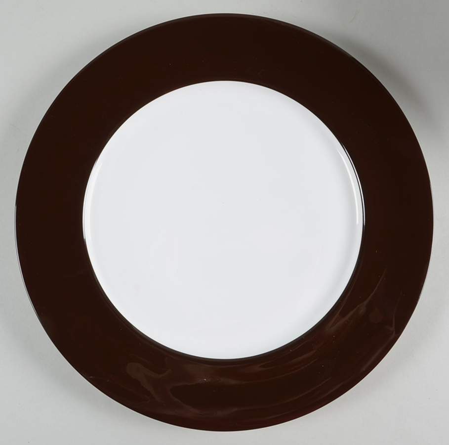 Color Studio Brown 12" Chop Plate (Round Platter) by Mikasa-1