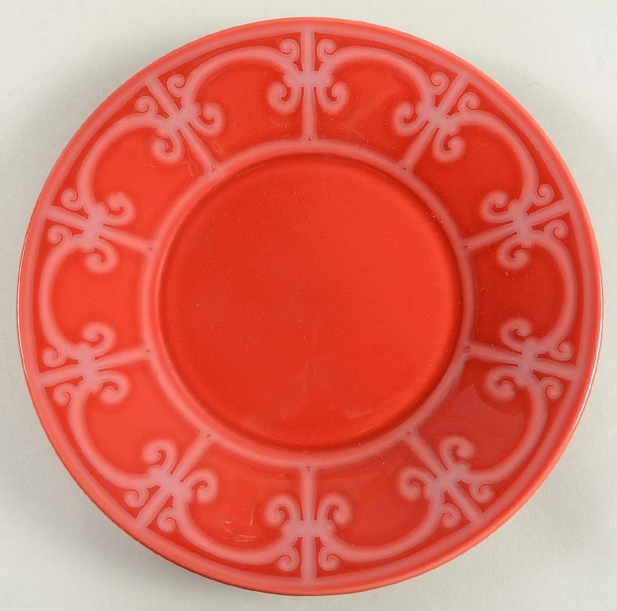 Sutton Crimson Salad Plate by Mikasa-1