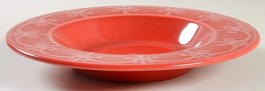 Sutton Crimson Large Rim Soup Bowl by Mikasa-1