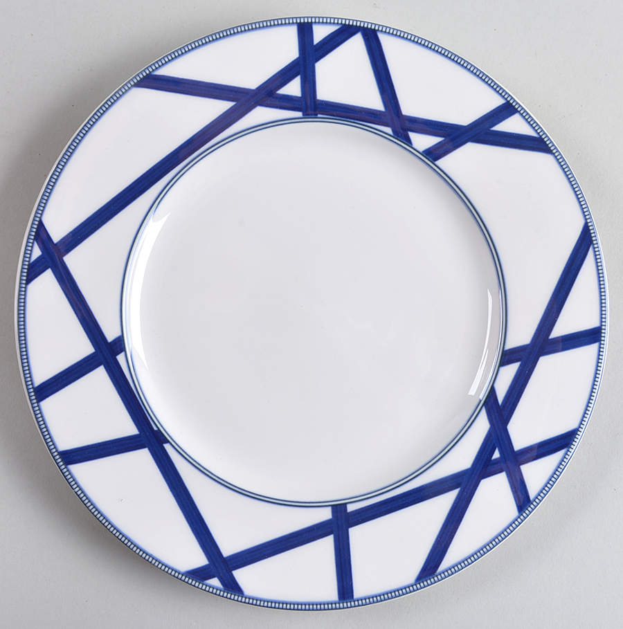 Cadence Cobalt Blue Accent Salad Plate by Mikasa-1