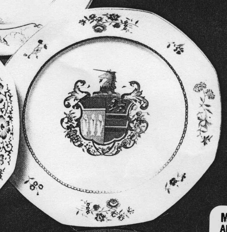 Armorial Plates Luncheon Plate by Mottahedeh-1