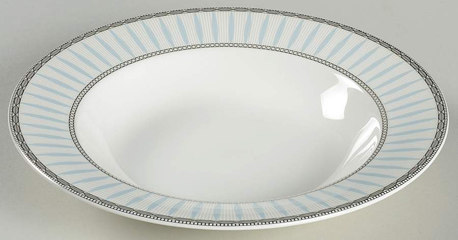 Something Blue Large Rim Soup Bowl by Mikasa-1