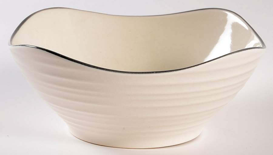 Swirl Square Banded Soup/Cereal Bowl by Mikasa-1