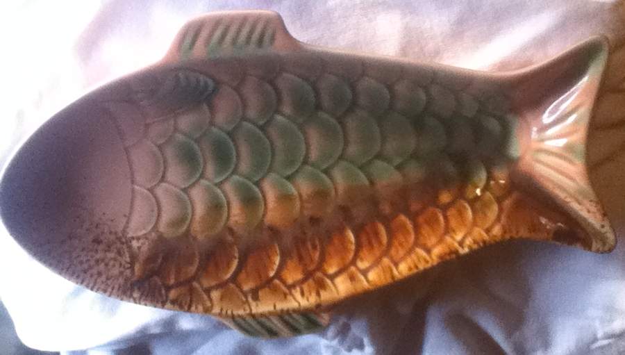 Rusticana 11" Fish Shaped Platter by Seymour Mann-1