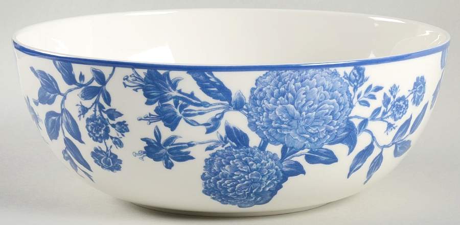 Orleans Cobalt Blue 9" Round Vegetable Bowl by Martha Stewart-1