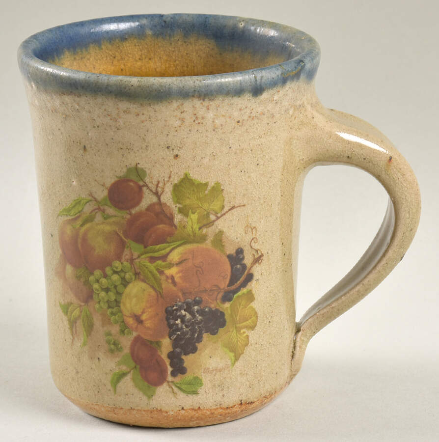 Northern Fruit Blue Mug by Monroe Salt Works-1