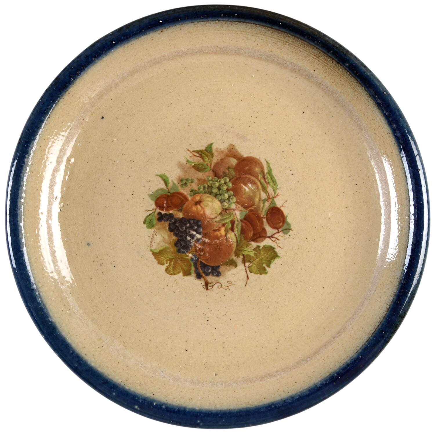 Northern Fruit Blue Salad Plate by Monroe Salt Works-1