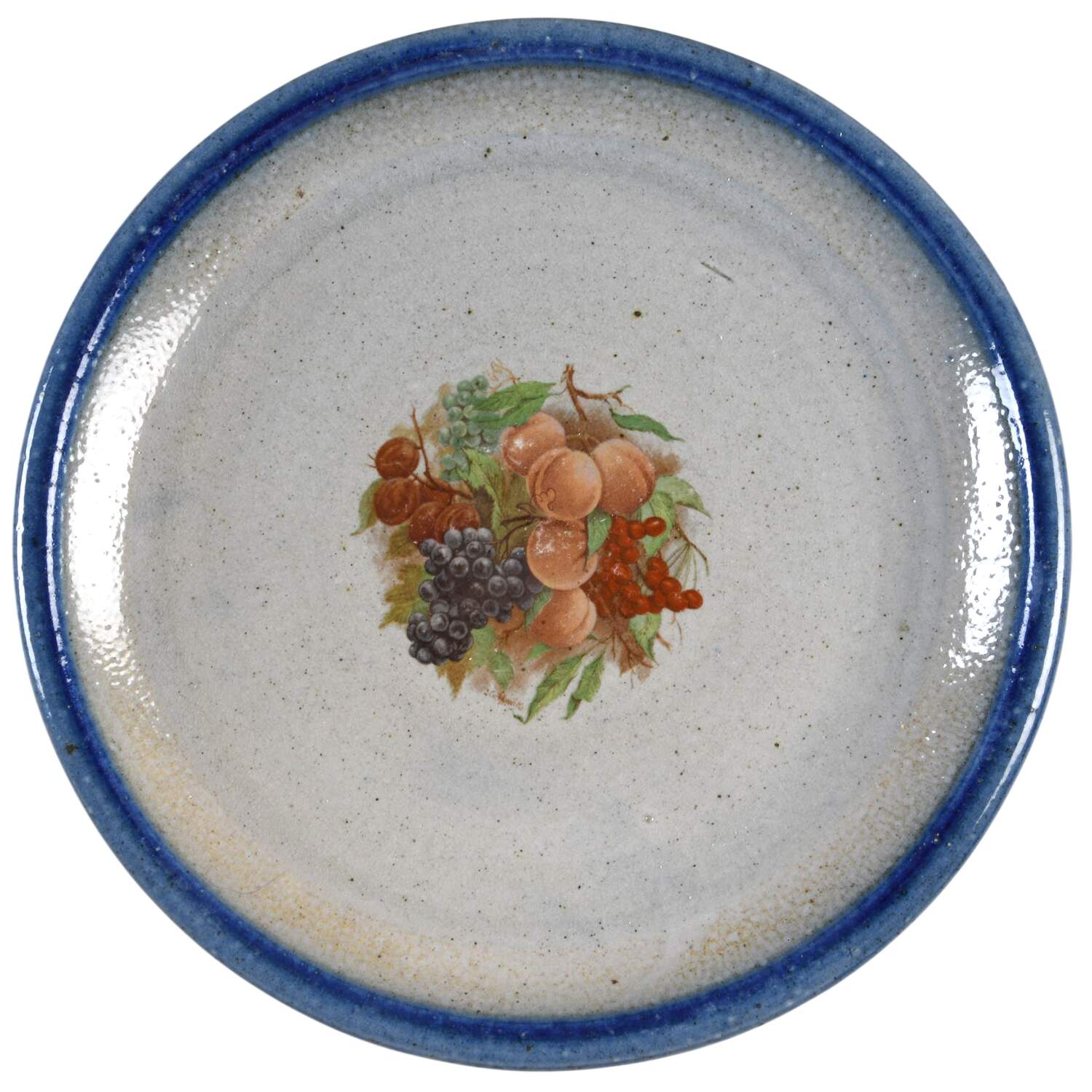 Northern Fruit Blue Salad Plate by Monroe Salt Works-1