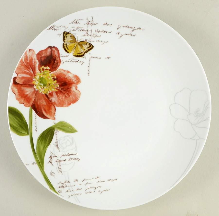 Nature's Words Dinner Plate by Mikasa-1
