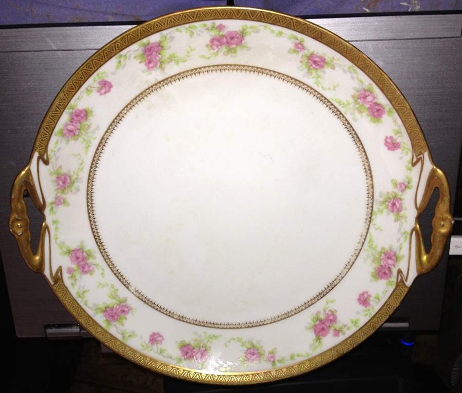 MDM45 Handled Cake Plate by P. M. de Mavaleix & Granger-1
