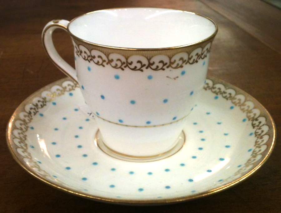 H601 Flat Cup & Saucer Set by Minton-1