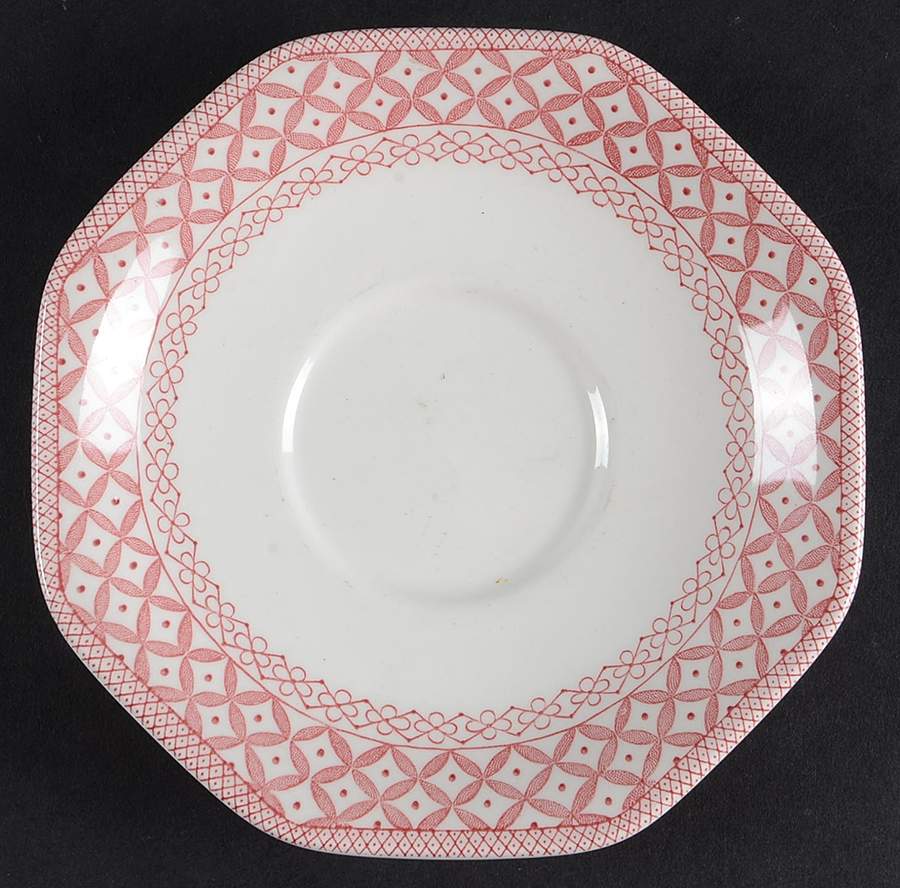 Willow Red Saucer by J & G Meakin-1