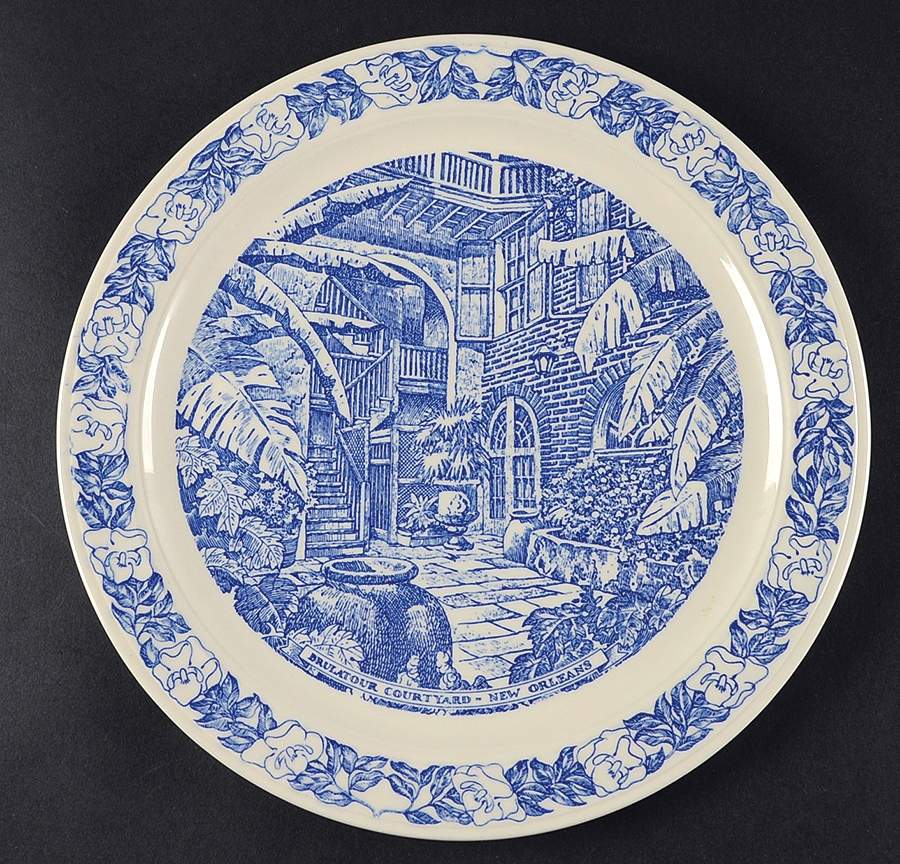 New Orleans Dinner Plate by Metlox - Poppytrail - Vernon-1